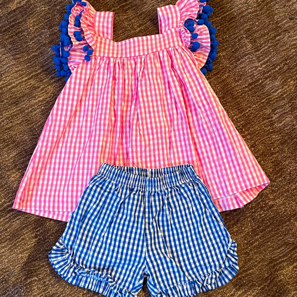 Classic Whimsy 2 Piece Outfit, Girls Size 5